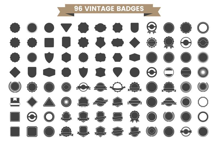 Vintage Retro Vector Logo para banner