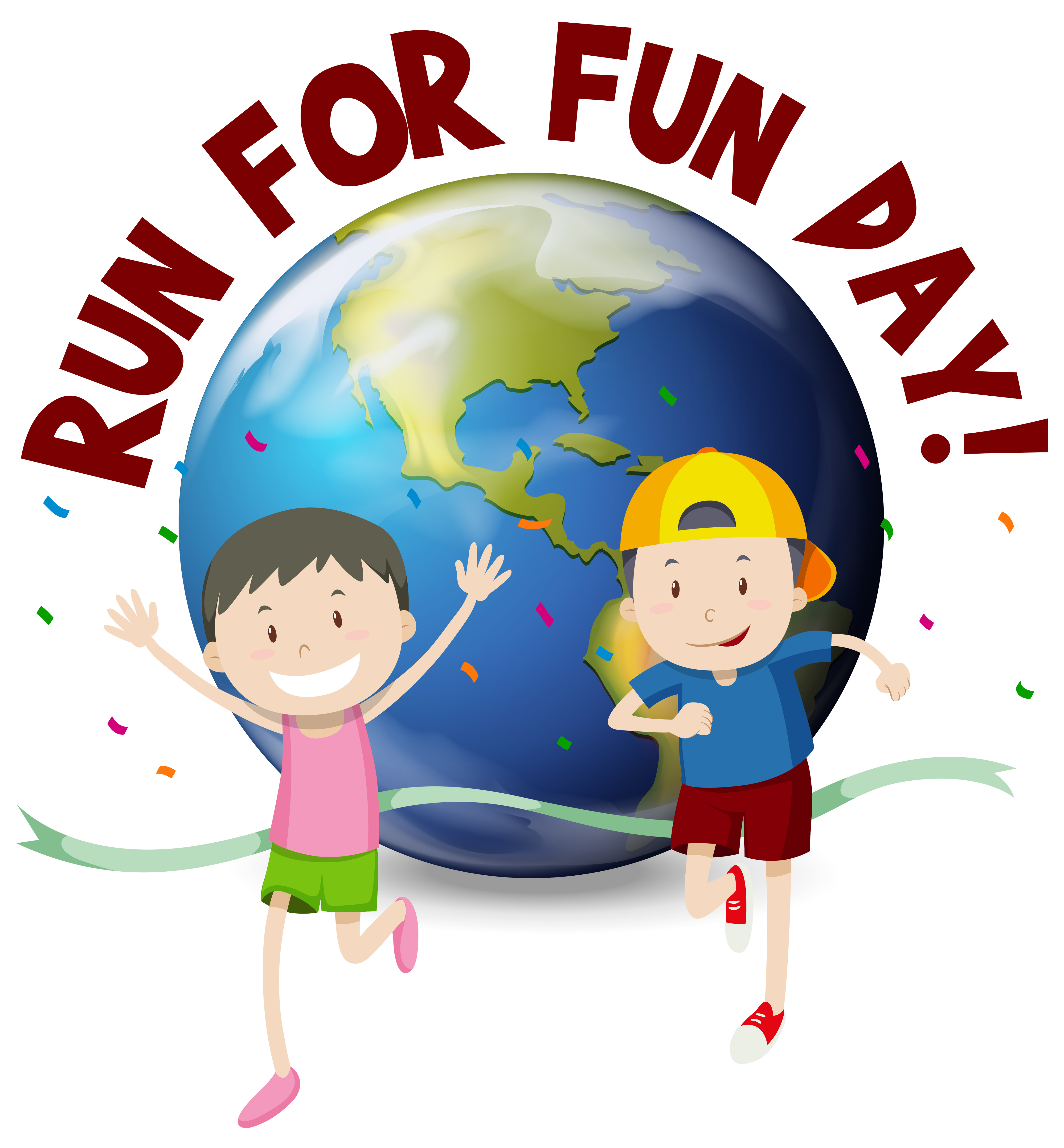 Download Two runners running in race - Download Free Vectors, Clipart Graphics & Vector Art