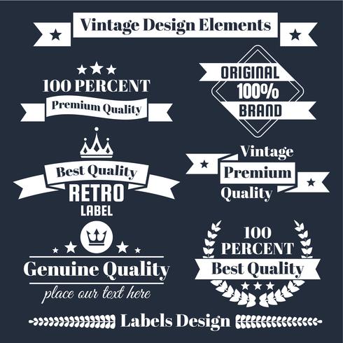 Vintage Retro Vector Logo para banner