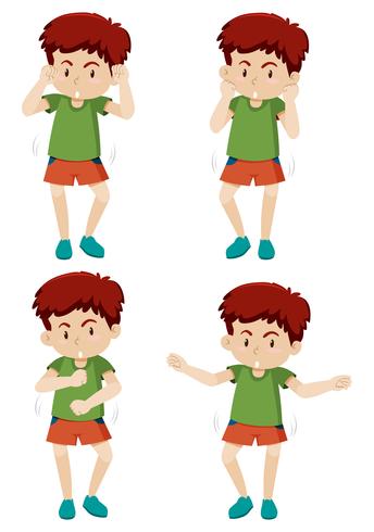 A boy shmoney dance move vector