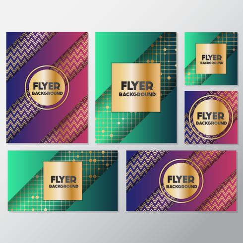 fresh background flyer style background Design Template vector