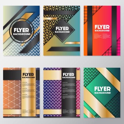 fresh background flyer style background Design Template vector