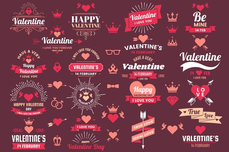 Valentine template banner Vector background for banner