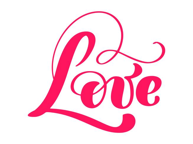 Conception De Carte De Voeux Amour Avec Texte Rouge Elegant