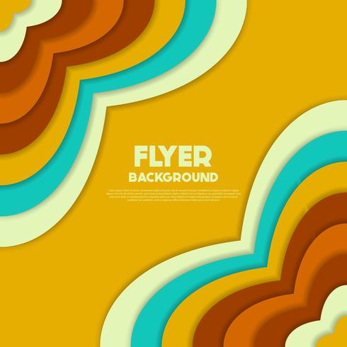 fresh background flyer style background Design Template vector