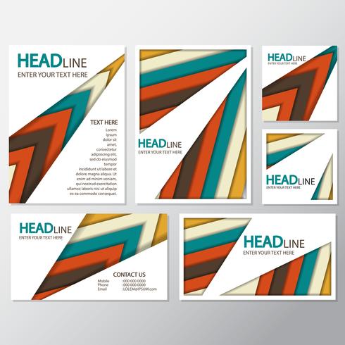 fresh background flyer style background Design Template vector