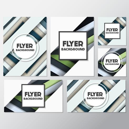 fresh background flyer style background Design Template vector