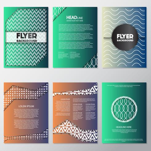 fresh background flyer style background Design Template vector