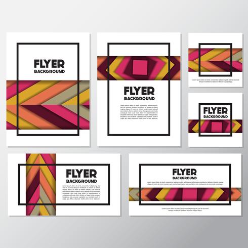 fresh background flyer style background Design Template vector