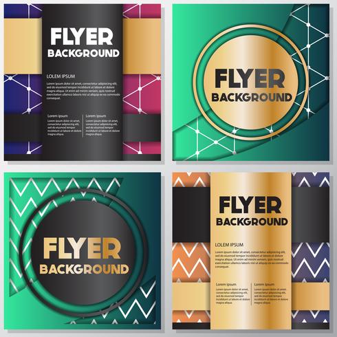 fresh background flyer style background Design Template vector