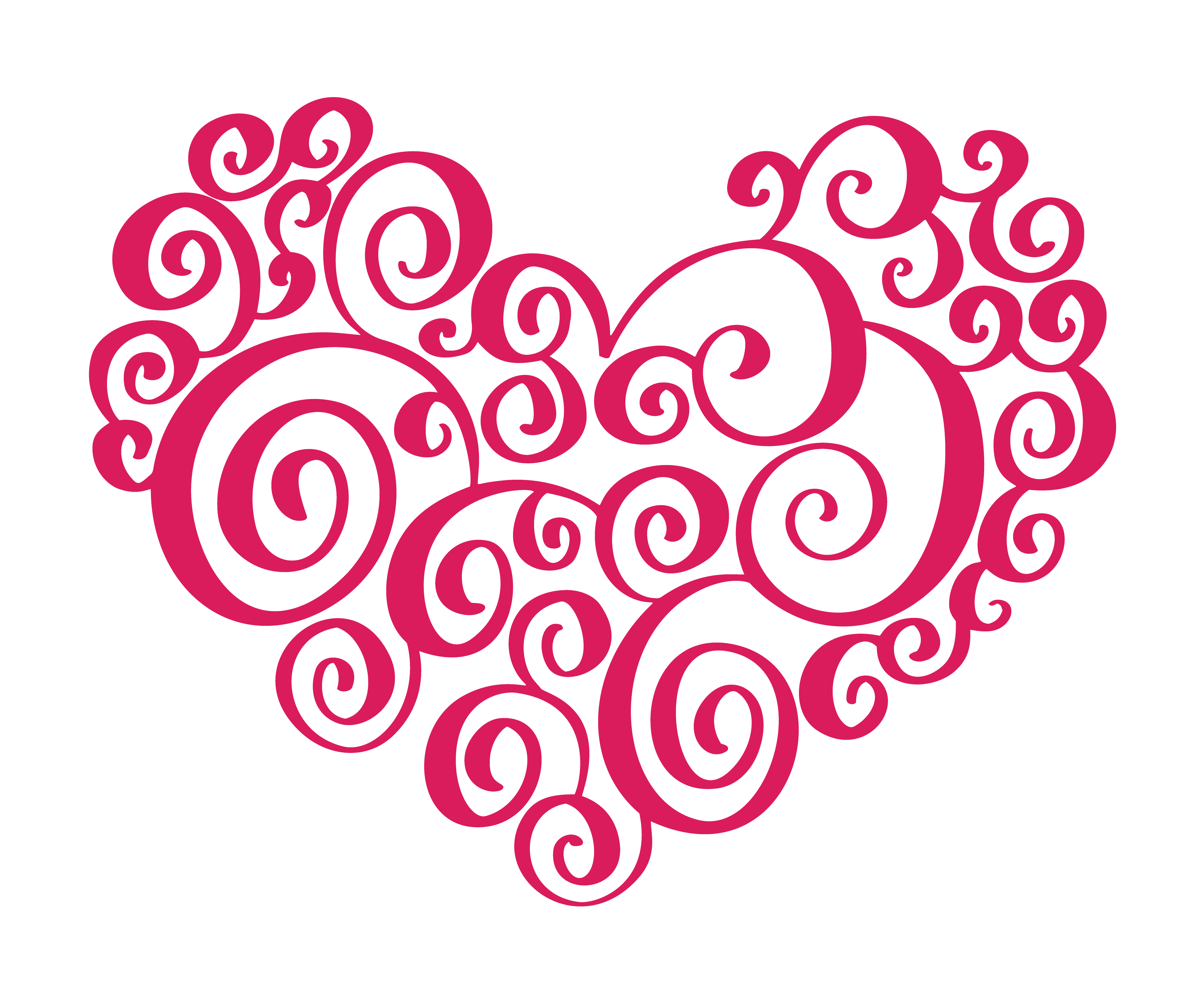 Download Hand drawn heart love valentine flourish separator ...