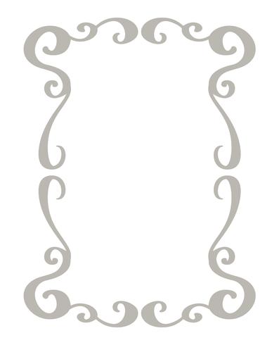 Download Decorative frames and border standard rectangle hand drawn ...