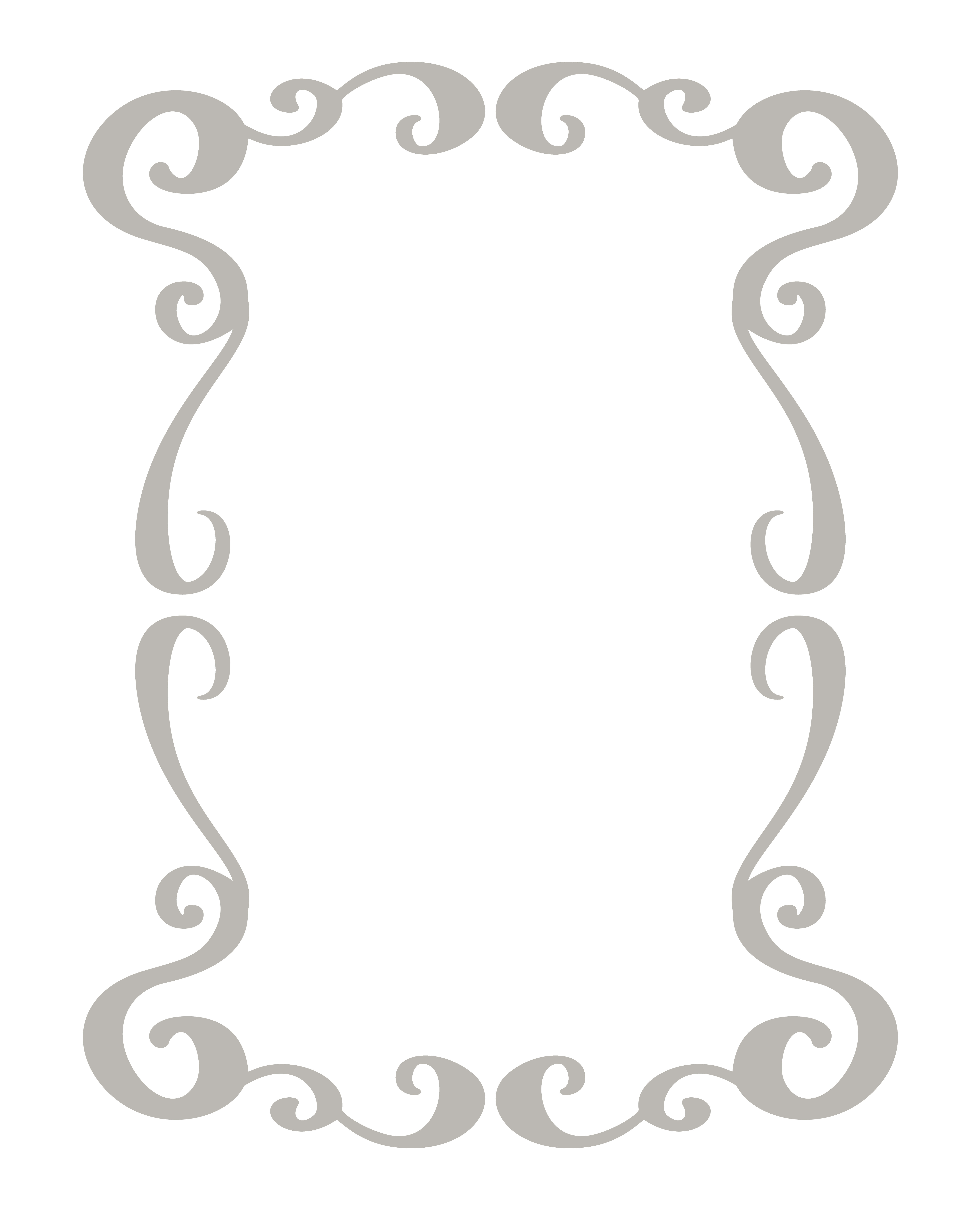 Download Decorative frames and border standard rectangle hand drawn ...