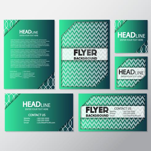 fresh background flyer style background Design Template vector