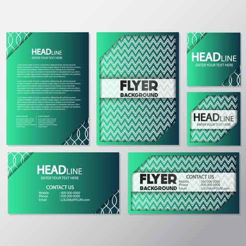 fresh background flyer style background Design Template vector