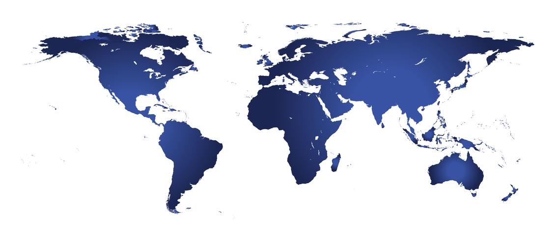 Mapa del mundo vector