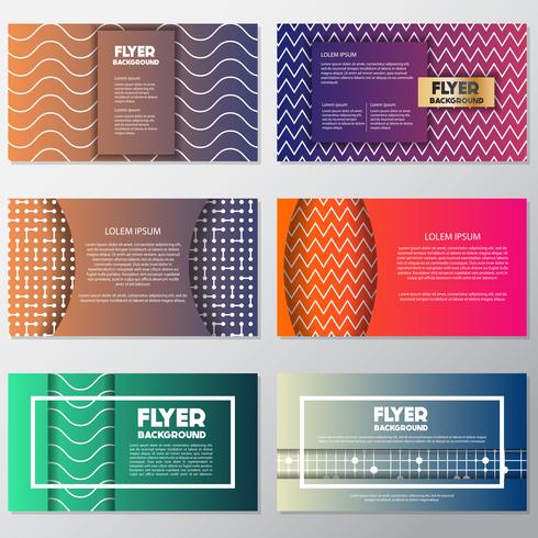 fresh background flyer style background Design Template vector