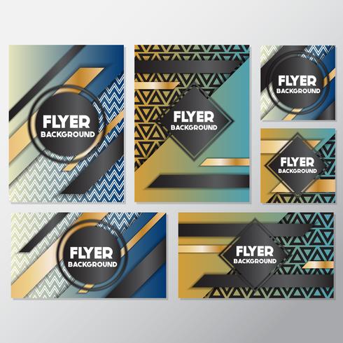 fresh background flyer style background Design Template vector
