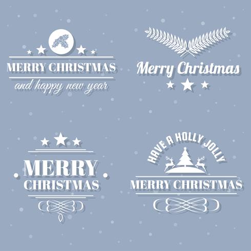 Christmas Vector Logo for banner