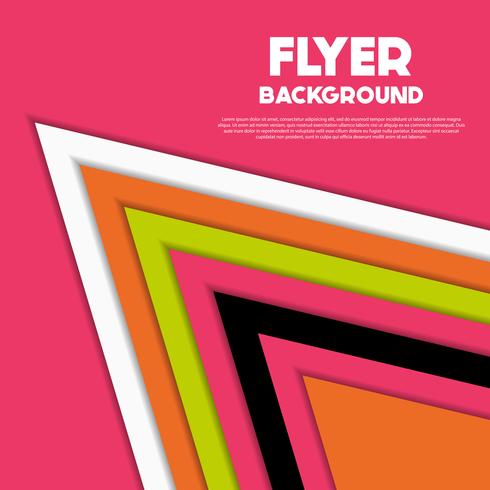fresh background flyer style background Design Template vector