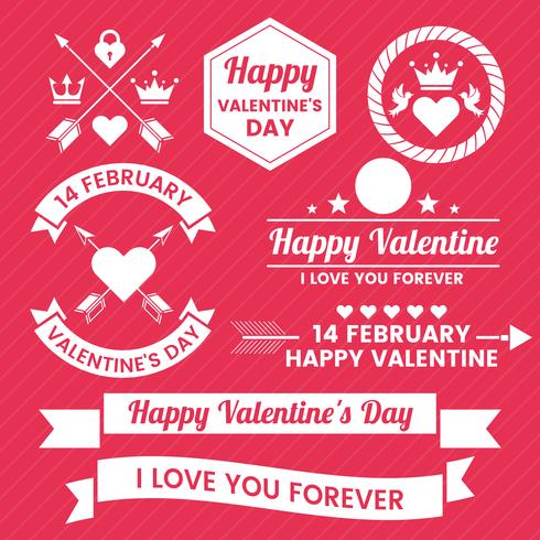 Valentine template banner Vector background for banner