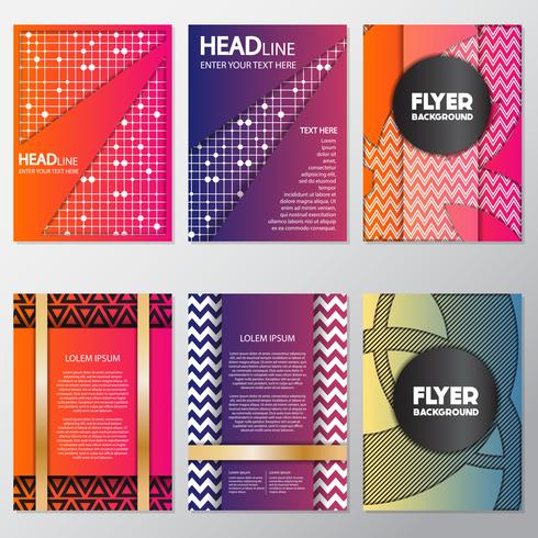 fresh background flyer style background Design Template vector