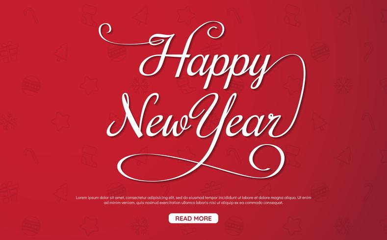 Happy New Year Background Vector background