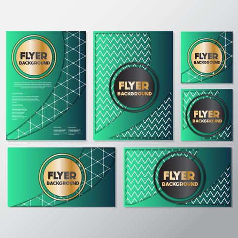 fresh background flyer style background Design Template vector