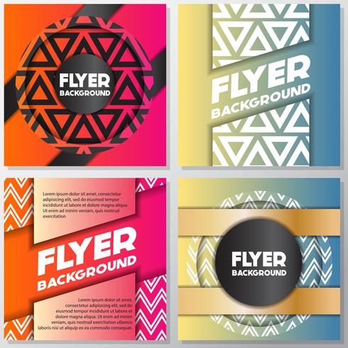 fresh background flyer style background Design Template vector