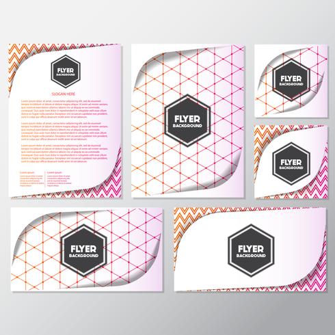 fresh background flyer style background Design Template vector