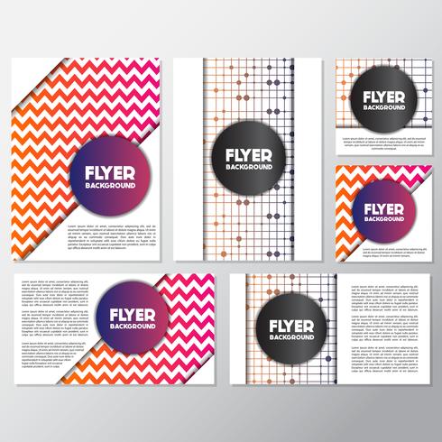 fresh background flyer style background Design Template vector