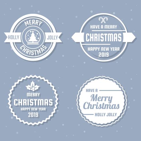 Christmas Vector Logo for banner