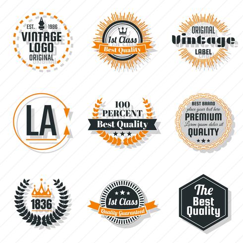 Vintage Retro Vector Logo for banner