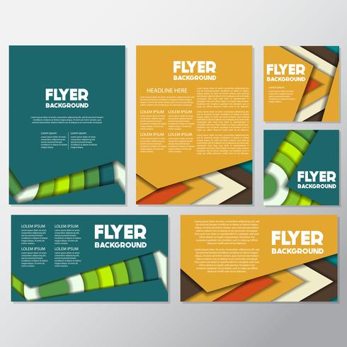 fresh background flyer style background Design Template vector