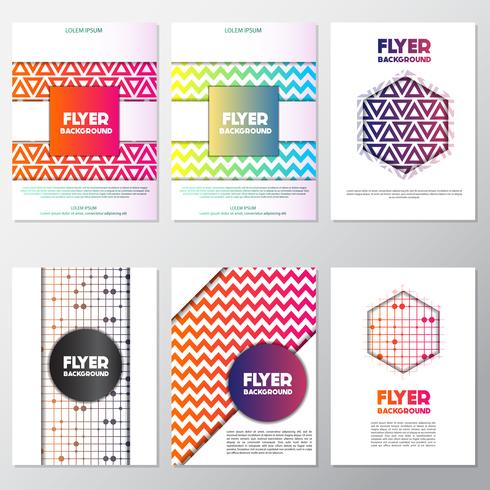 fresh background flyer style background Design Template vector