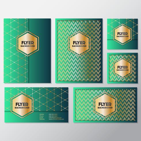 fresh background flyer style background Design Template vector