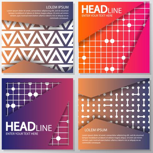 fresh background flyer style background Design Template vector