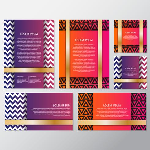 fresh background flyer style background Design Template vector