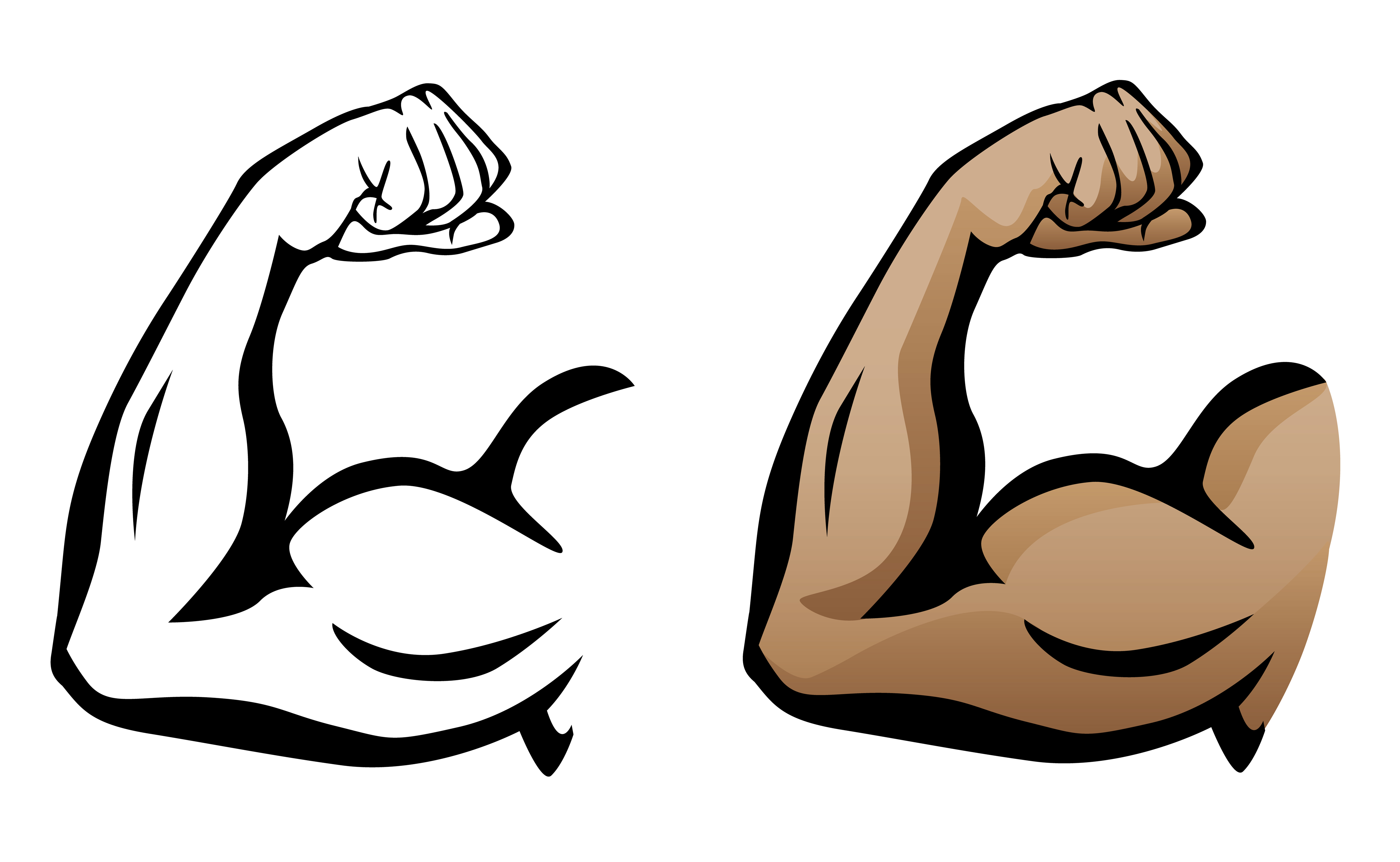 Muscle Man SVG