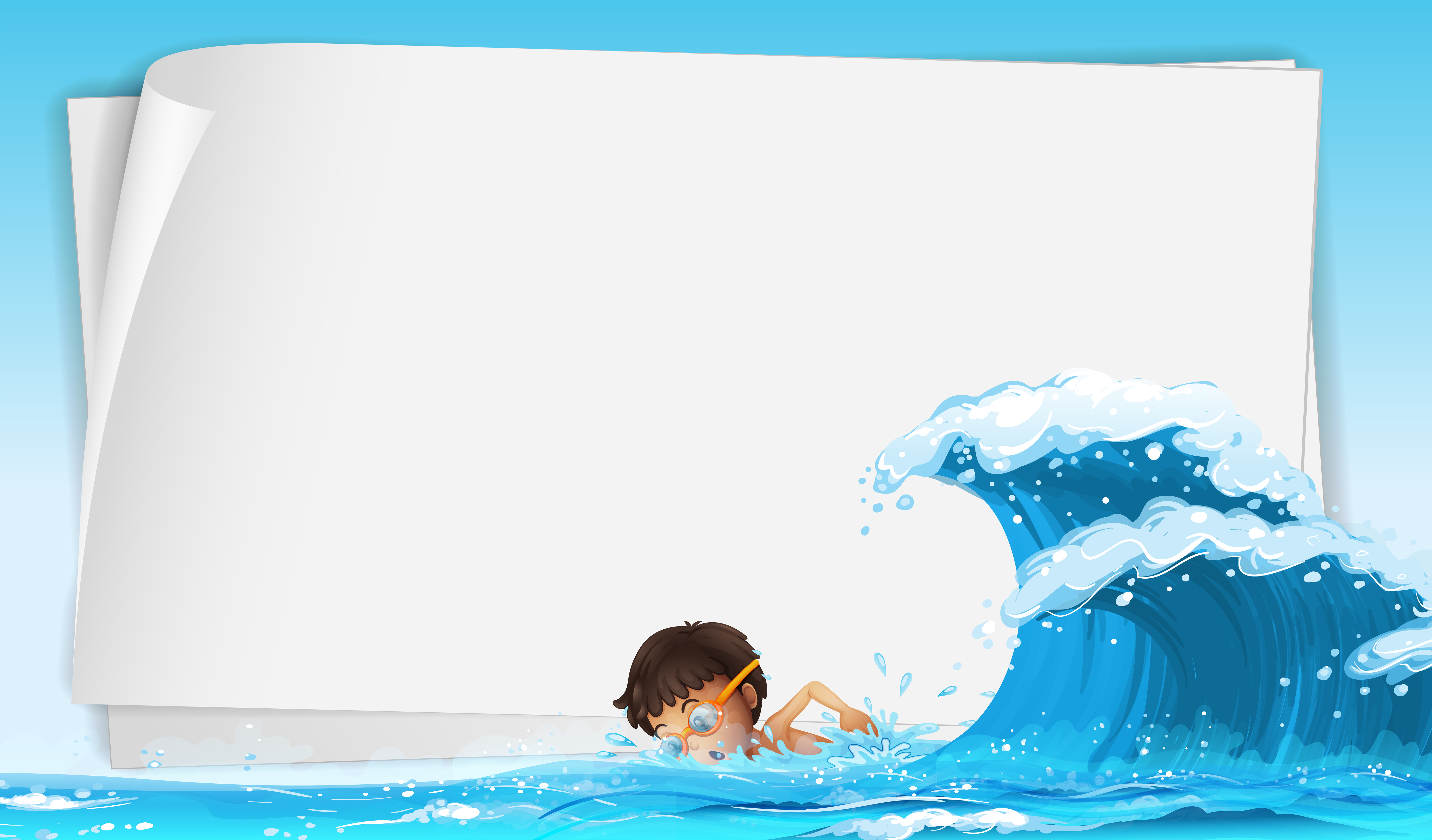 Ocean Waves Border Free Vector Art - (51 Free Downloads)