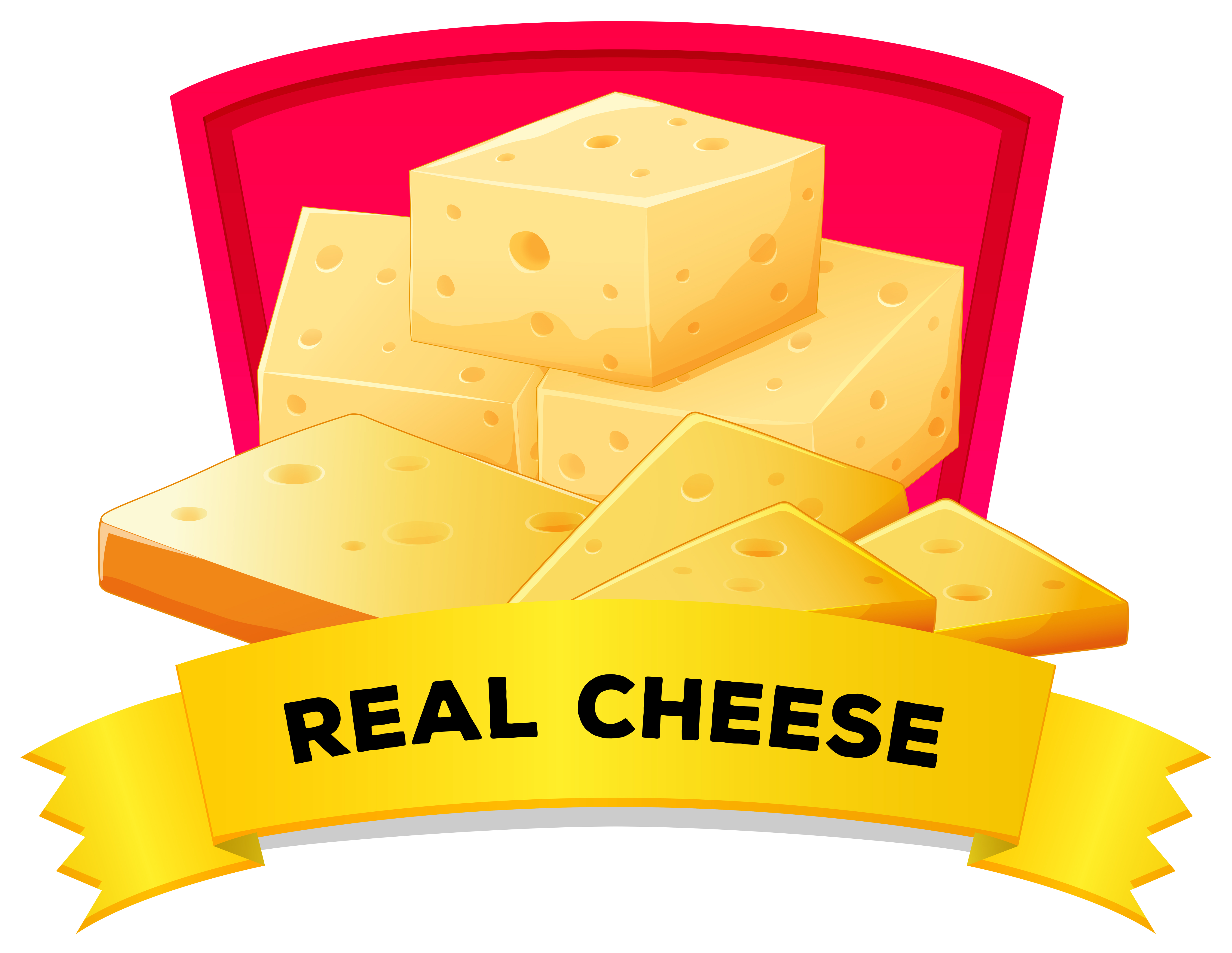 Label design with real cheese 373958 Vector Art at Vecteezy
