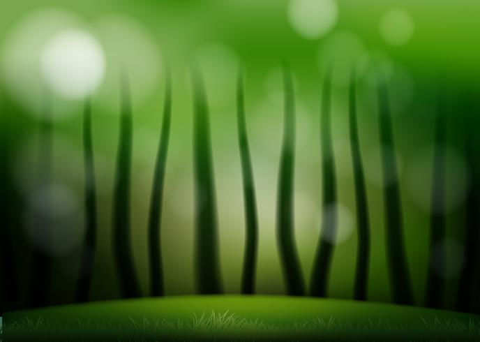 A natural green background vector