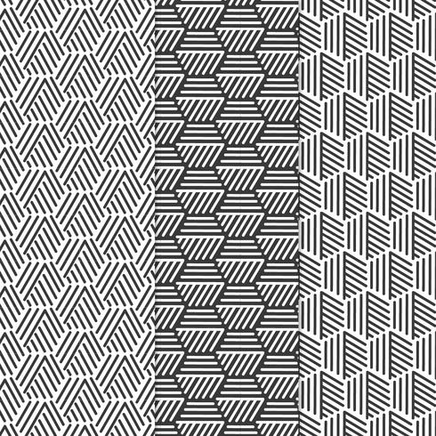 Vector Geometric Patterns Set