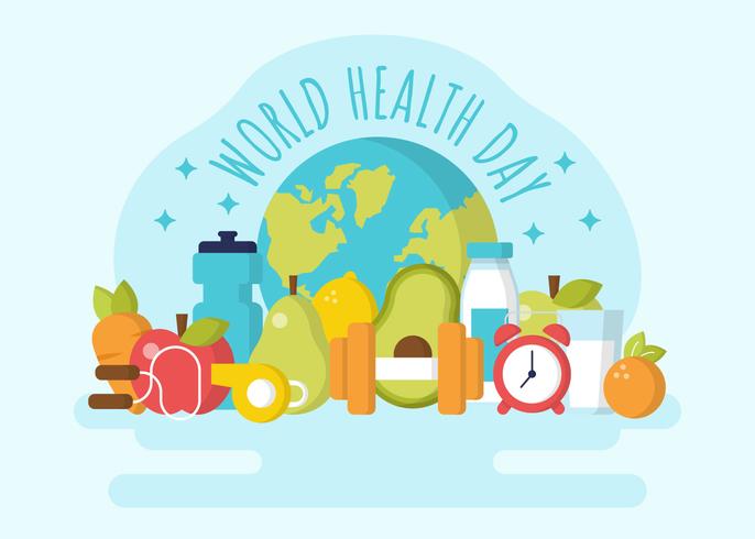 World Health Day Vector