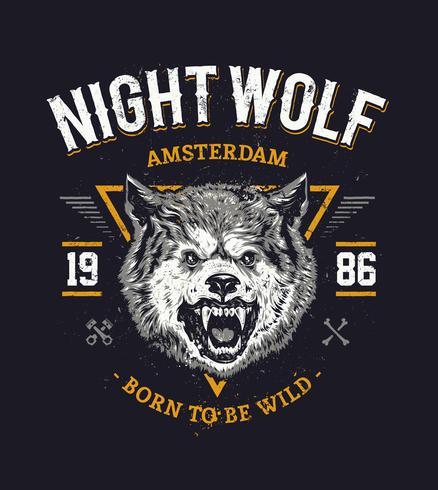 Wolf Head Art vector
