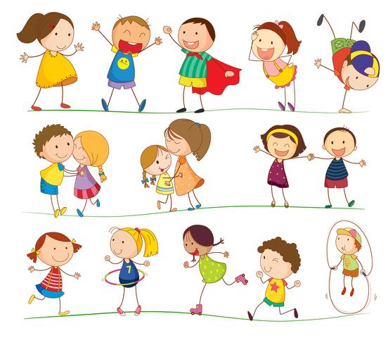 Simple kids vector