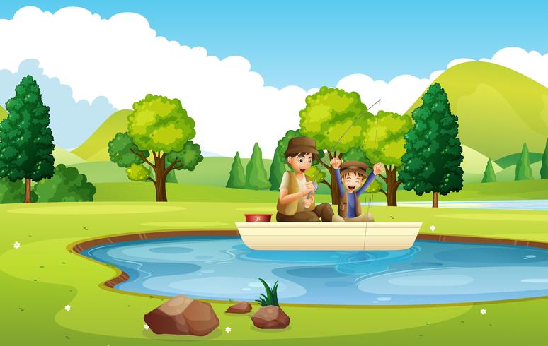 Free Free 341 Father And Son Fishing Svg SVG PNG EPS DXF File