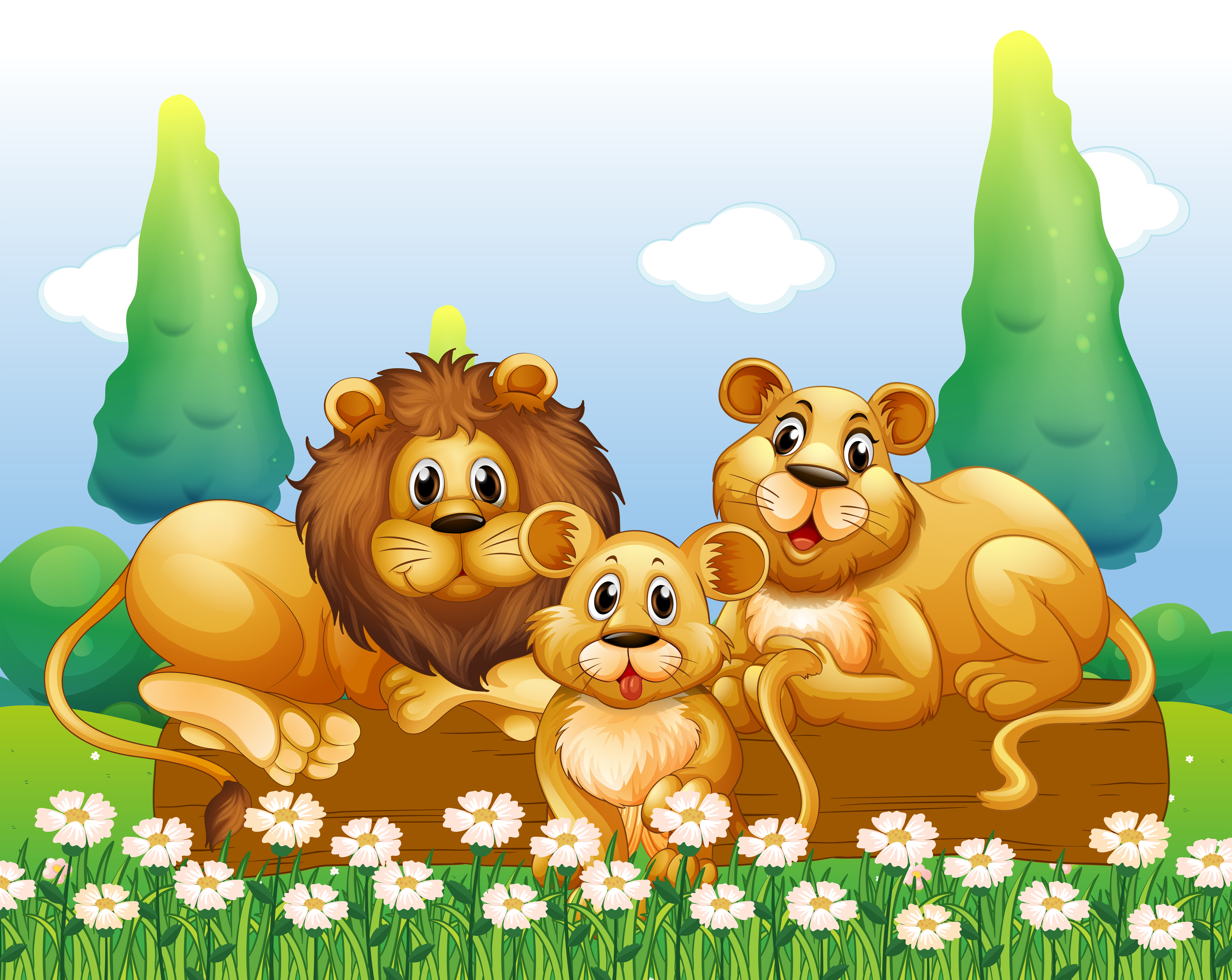 Free Free 146 Lion Family Svg SVG PNG EPS DXF File