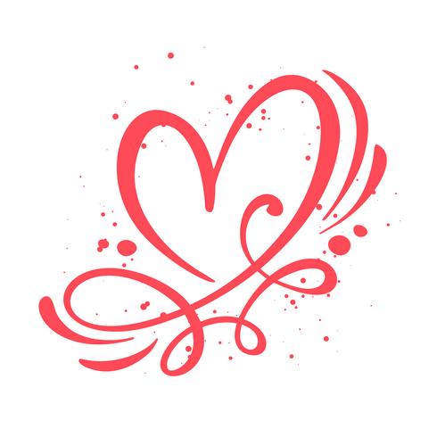 Heart love sign Vector illustration