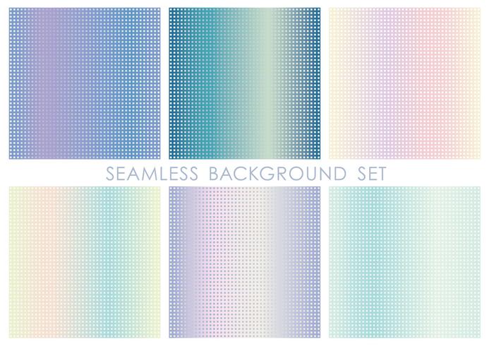 Seamless square background set. Horizontally and vertically repeatable. vector